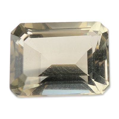 Sale Photo Thumbnail #371: Emerald Cut Pale Yellow Loose Citrine Gemstone