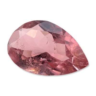 Sale Photo Thumbnail #168: Faceted Pear Cut Pink Tourmaline Loose Gemstone