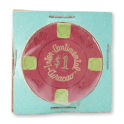 Sale Photo Thumbnail #174: Inter-Continental Curacao Casino 1 Dollar Token