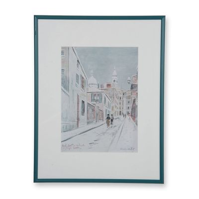 Sale Photo Thumbnail #79: After Maurice Utrillo, Color Offset Lithograph on Paper