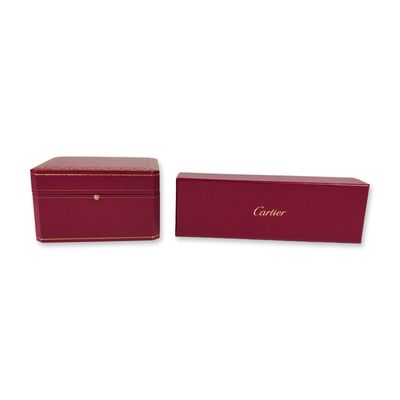 Sale Photo Thumbnail #273: 2pc Cartier Red Presentation Box Set
