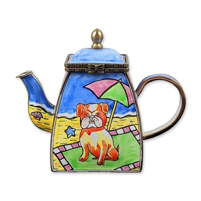 Sale Photo Thumbnail #63: Kelvin Chen Enamel Miniature Teapot Box