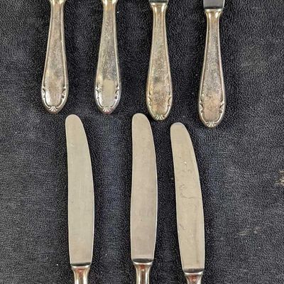7 8" Retired Vintage BMF Silverplate Knives