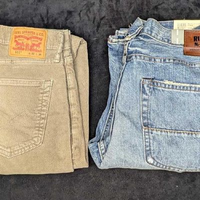 Men's Size 32 Levis And Ruehl Mercer Low Rise Jeans