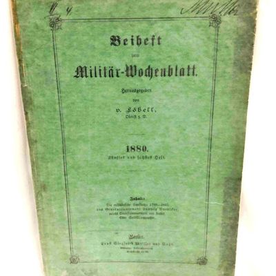 Booklet Military Weekly Fifth & Sixth Book Published in 1880