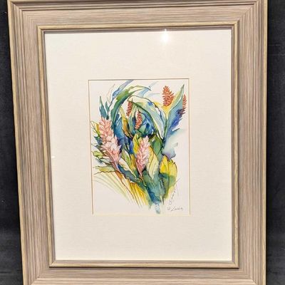 Framed Gilly Gobinet Caribbean Artist St Lucia Print