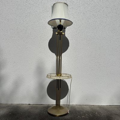 Disney Yacht Club Resort Floor Lamp Brass Marble