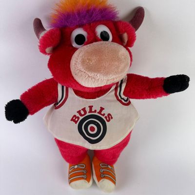 Chicago Bulls Benny the Bull NBA Basketball Mascot Stuffed Plush Toy