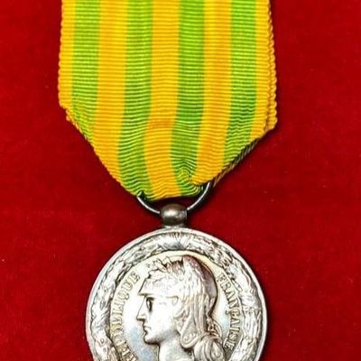 France Tonkin Expedition Commemorative Medal 1885