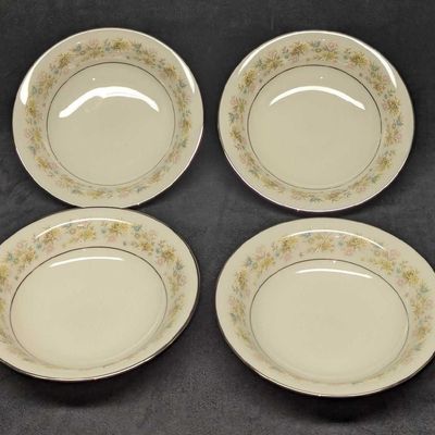 4 Retired Noritake Blossom Time Ivory China Bowls