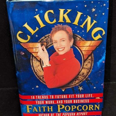 Signed Faith Popcorn Clicking Hardcover