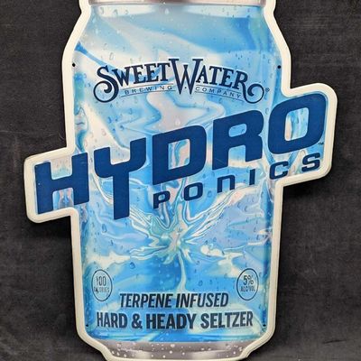 Sweet Water Hydroponics Seltzer Metal Sign