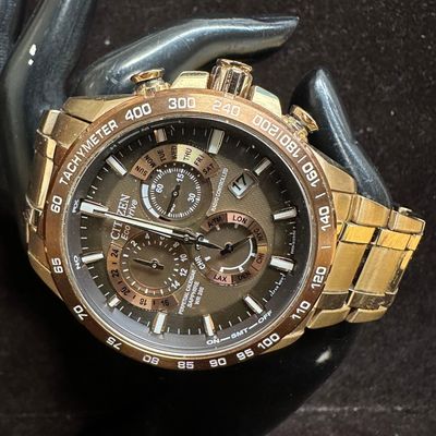 Citizen Eco-Drive Perpetual Chrono A-T Watch AT4106 Wristwatch