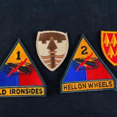 4 Modern Army Patches
