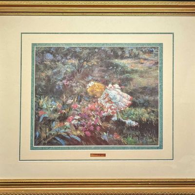 Framed Rol P. Lampitoc Precious Moment Print