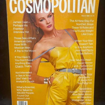 Vintage Cosmopolitan Magazine March 1980 Michelle Stevens