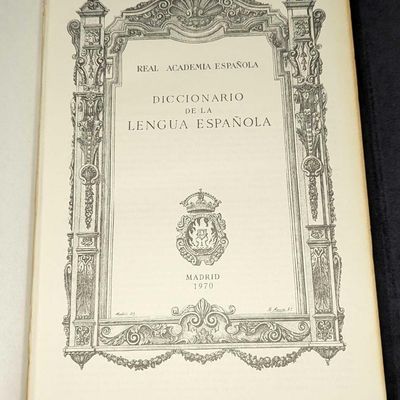 Diccionario De La Lengua Espanola Hardcover