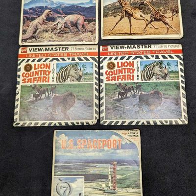 U.S. Spaceport Animals Dinosaurs View-Master Reels