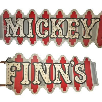 Mickey Finn TV & Stage Show Sign