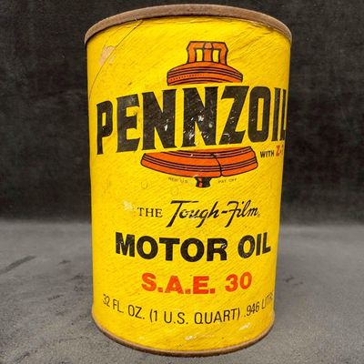Vintage Pennzoil Oil Can Hideaway Secret Stash Bank Storage