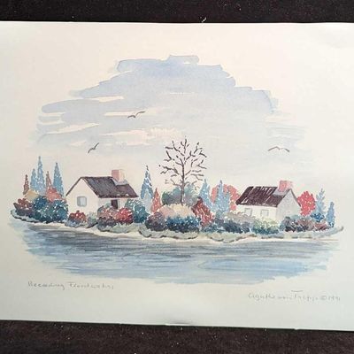 Agathe Von Trapp Receding Flood Waters Print