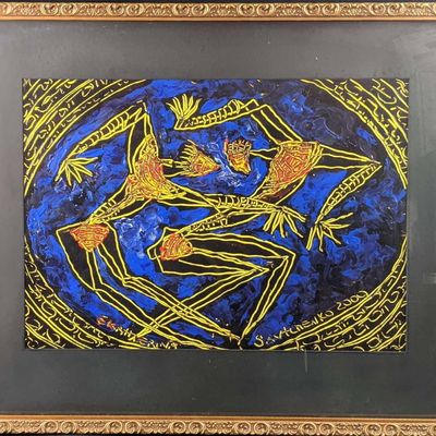 Ekatherina Savtchenko Original Acrylic On Paper X1 B