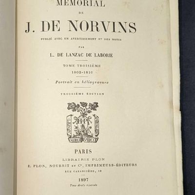Souvenirs D'un Historien De Napoleon Volume 3 Softcover