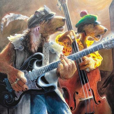 S&N Ivan Clarke "Tippleton Brothers" Framed Giclée