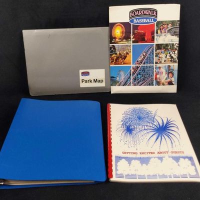 Vintage Boardwalk And Baseball Employee Guides