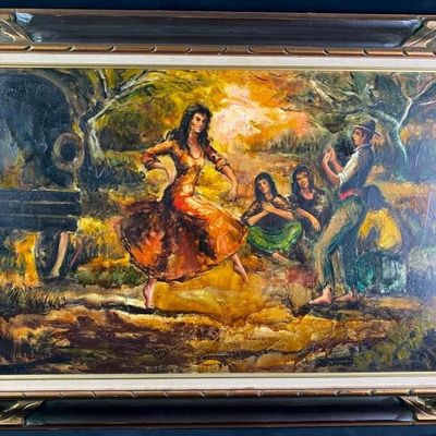 Signed Original Gypsy Painting