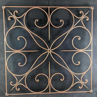 Vintage Iron Wall Sculpture