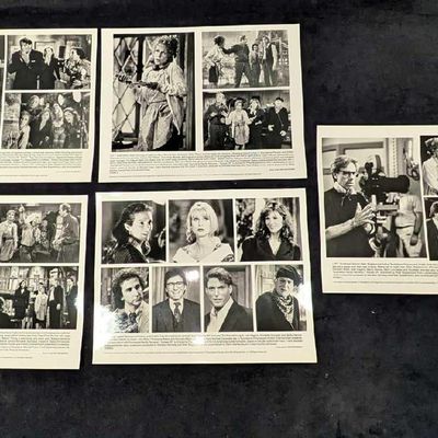 5 Touchtone Noises Off B/W Publicity Photos Christopher Reeve