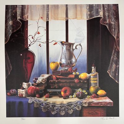Signed and Numbered Absolut Statehood California Charles Becker Print 37/400