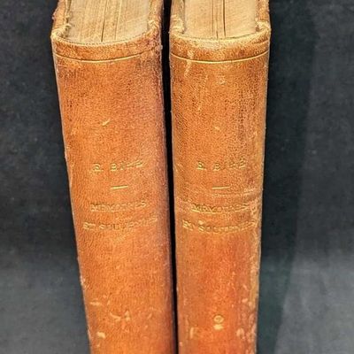 1896 Volume 1 & 2 Memoires Et Souvenirs Edmond Bire