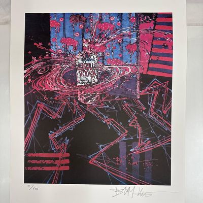 Absolut Vodka Statehood South Dakota Bob H. Miller Signed and Numbered Print