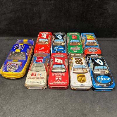 Lot of NASCAR Diecast Tin Cars Assorted Sponsors and Drivers