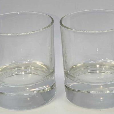 2 Vintage Crown Royal Whiskey Hologram Glasses
