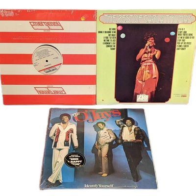 Vinyl LP Records Carla Thomas The O'Jays