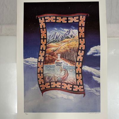 Colorado Deborah Justice Absolut Statehood Print Signed and Numbered