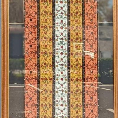 Framed Metropolitan Museum Of Art Hand Dyed Scarf