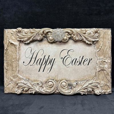 Michelle Butler Designs Happy Easter Plaque