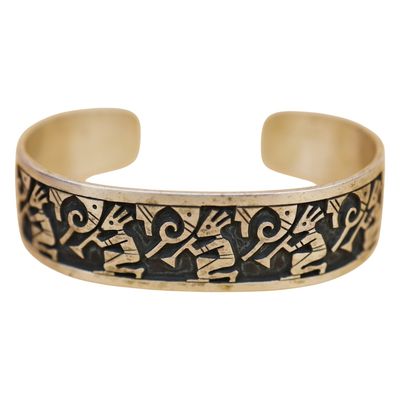 Sale Photo Thumbnail #46: Vern Mansfield Hopi Sterling Kokopelli Cuff