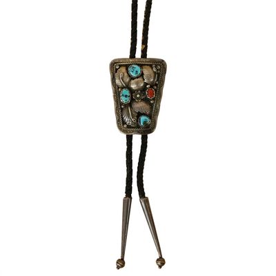 Sale Photo Thumbnail #63: Rob Livingston Navajo Sterling Bolo Tie