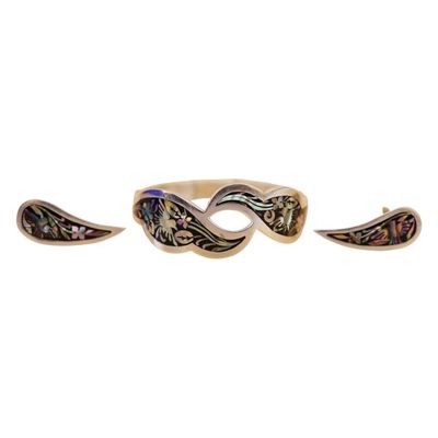 Sale Photo Thumbnail #47: Jeronimo Fuentes Sterling Abalone Demi-Parure