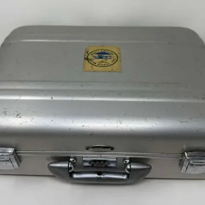 Vintage Halliburton Aluminum Camera Case – Combination Lock, Empty Shell