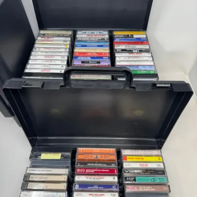 Huge Vintage Cassette Tape Lot (60+ Tapes) - Frank Sinatra, Ella Fitzgerald, Classic Pop & Jazz + Bl