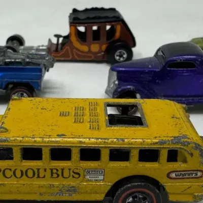 Vintage 1969 Hot Wheels Redline Classic '36 Ford Coupe – Purple, Played-With