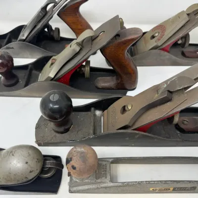 Vintage Hand Plane Lot: Millers Falls, Craftsman, Stanley Surform + More