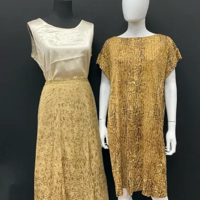 Pattern Skirt Tory Burch Dress & Silk Top With Pattern Skirt