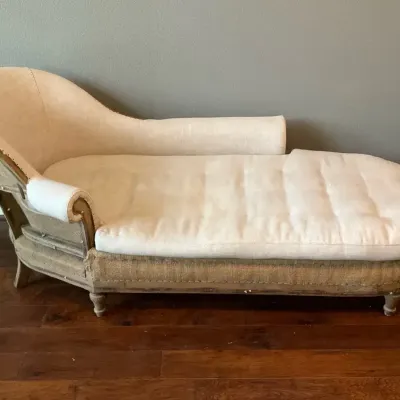 Restoration Hardware French Victorian Right Arm Chaise Lounge